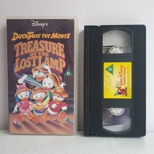 Disney Duck Tales Treasure Of The Lost Lamp VHS Video Cassette Tape Vintage PAL