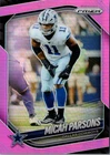 2025 Panini Prizm Football Pink Wave Micah Parsons #98