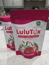 Lulutox Detox Tea Peach Flavored, Natural Blend, 28 Tea Bags - 2 Packs