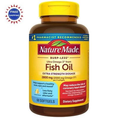 #ad Nature Made Extra Strength Omega 3 Fish Oil 2800mg 60 Softgels $44.99