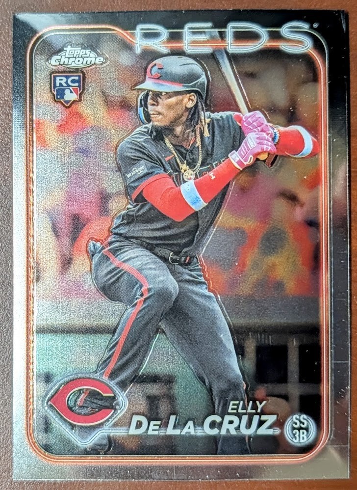 ELLY DE LA CRUZ 2024 Topps Chrome RC Rookie #44 Reds
