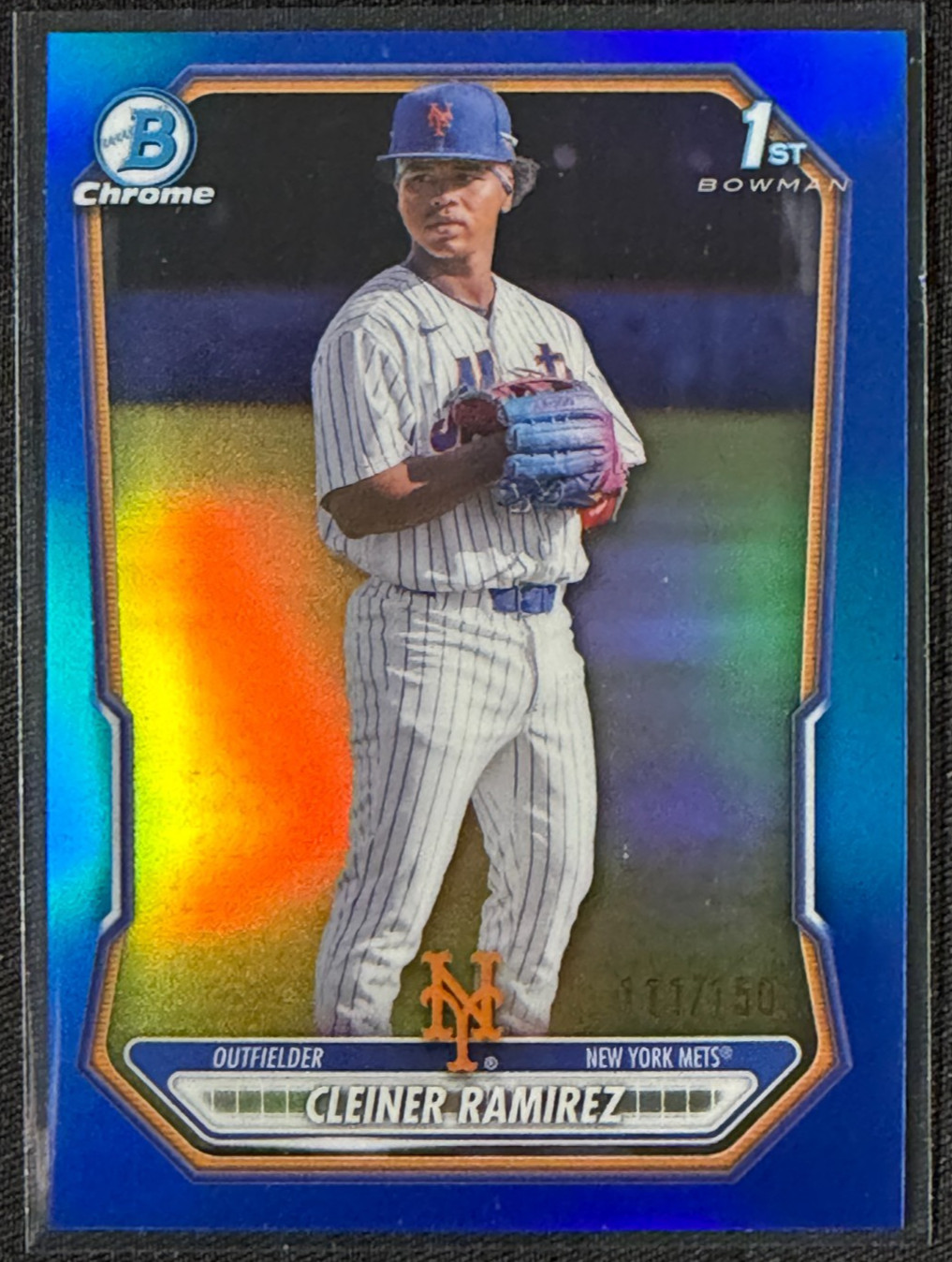 2026 Bowman Chrome 1st Cleiner Ramirez True Blue Refractor /150