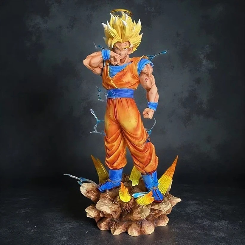 Figurine Dragon Ball Son Goku SSJ2 30cm Socle Collection Manga Anime Décoration