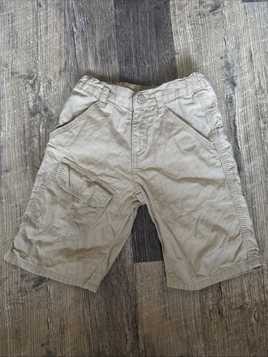 BOYS KHAKI SHORTS SIZE 4T BY WRANGLER - Picture 1 of 4