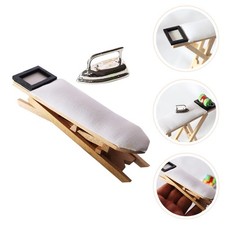  Mini Iron Board for Crafting Kids House Toy Miniature Clothes Model