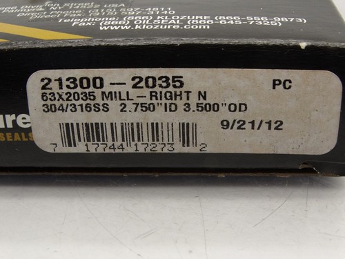 GARLOCK KLOZURE 21300-2035 SEAL - Picture 3 of 3