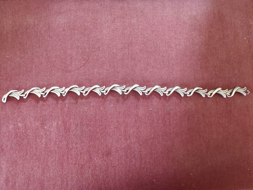 VINTAGE MEXICAN TAXCO STERLING SILVER 950 15" NECKLACE SIGNED MB