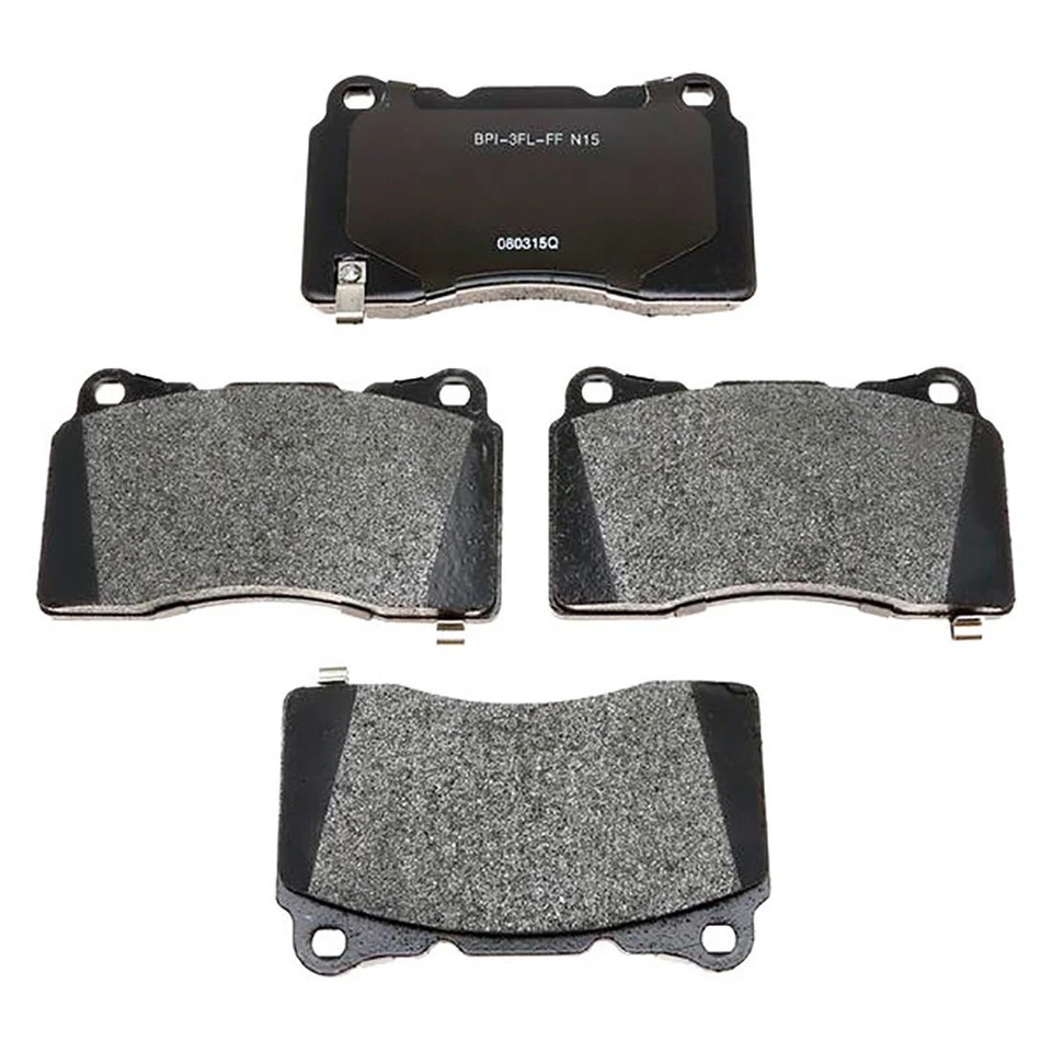 Rotores de freno delanteros + pastillas de freno metálicas y accesorios para Cadillac CTS 2004-2007 Foto 2 de 4