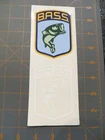 B.A.S.S. Logo Sticker Set - White & Blue - 3 x 7 1/2 inch