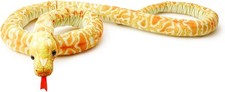 Zappi Co Kids Stuffed Soft Cuddly Plush Snake Toy - Part of Safari Animals Coll