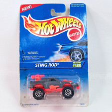 1995 Hot Wheels Sting Rod Collector 488 Rivets Rockets 164 Scale Diecast