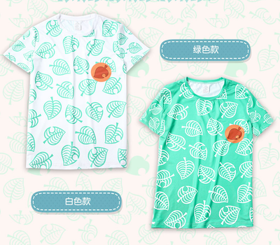 Animal Crossing Tom Nook Green Leaf 3d Print T-shirt ...