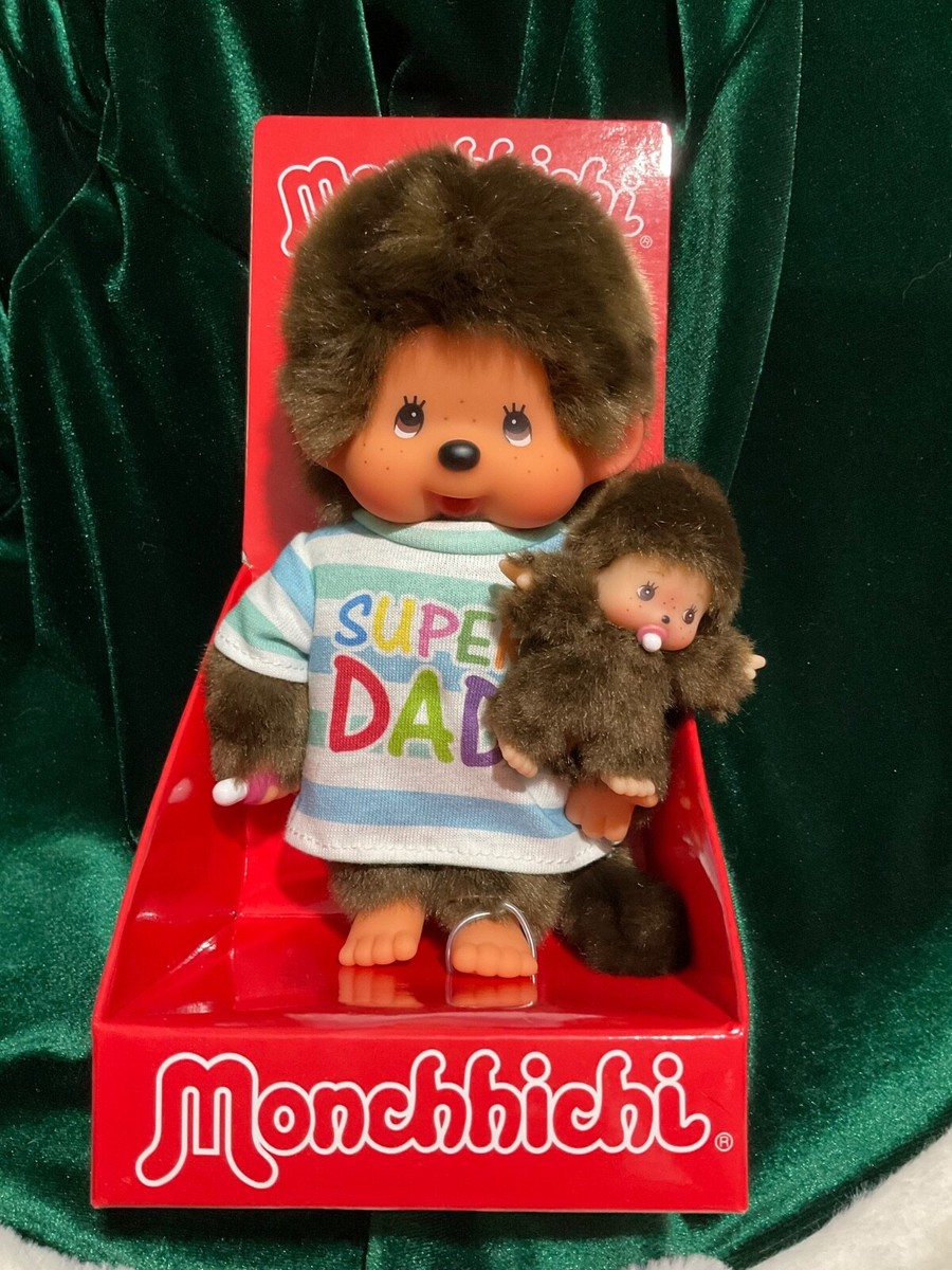 まいちぃ　ページ Monchhichi Sekiguchi Super Dad 8 inch Doll with Baby