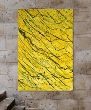 64”X44” Pollock/Richter style canvas painting Acrylic,Abstract, Modern,X Large