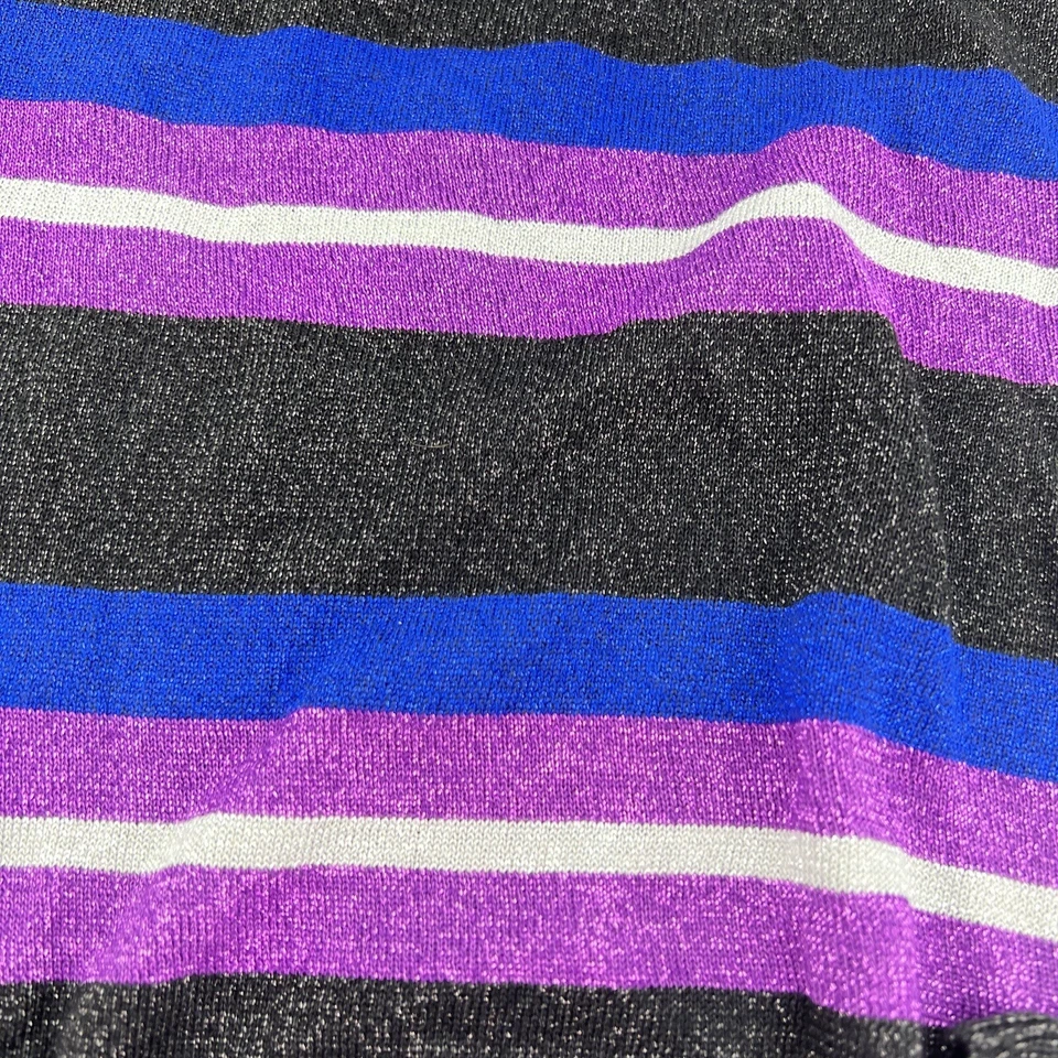 Long Tall Sally Sparkle Stripe Sweater Multicolor Size XS NWT  - Image 2 of 4