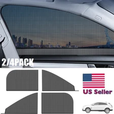 4Pcs Car Window Side Screen Sun Mesh Shade Cover Magnetic Sunshade Visor New USA