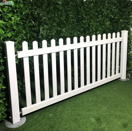 Cut to size & flat pack You Assemble Garden SQM Picket Fences White Polymer PVC - Picture 1 of 12