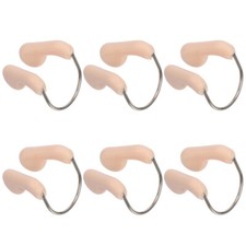 6PCS Swimmers Nose Clip Nose Plugs for Swimming Swim Nose Guard