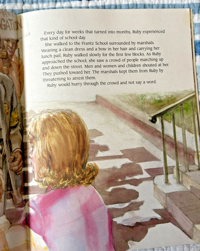 Ruby Bridges Paperback Book 11 X 8.5" Scholastic Edition 1995** Plus One - Picture 7 of 14