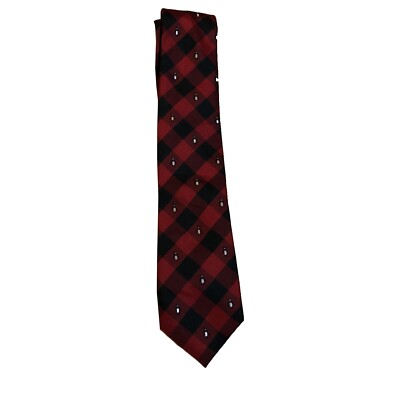 tommy hilfiger buffalo tartan tie
