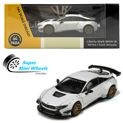 〔非売品・新品〕箱付きLIBERTYWALKミニカー&VVIPパス付き PARA64 - Liberty Walk LBWK BMW i8 - Purple with Gold Wheels