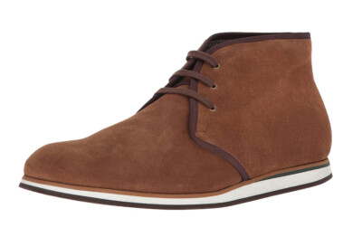 NIB - Bacco Bucci Alain Chukka Suede Leather Men Boots Sz. 10 -  Sz. 13 tan