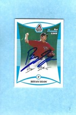 2009 Bowman Bryan Shaw RC Rookie Auto On Card Signed Autographed