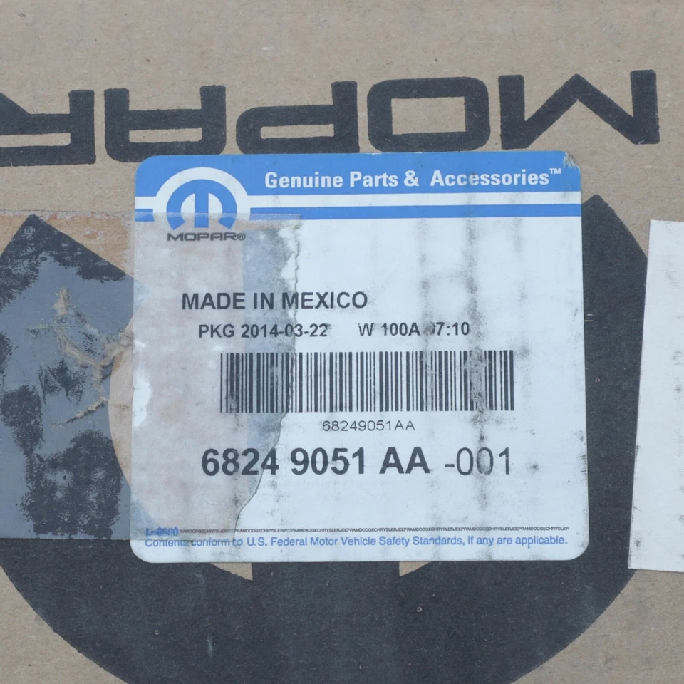 CHRYSLER 200 2015-2017 REGULADOR DE VENTANA 2 PINES IZQUIERDO GENUINO NUEVO MOPAR 68249051AA Foto 3 de 4