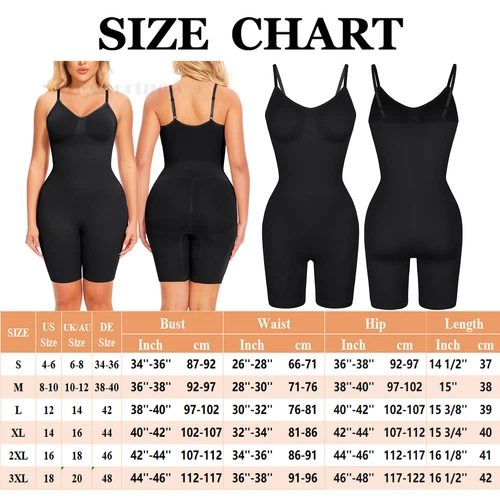 Tummy Control Bodysuit Sculpting Body Shaper Tank Top Shapewear Snatched Waist - Picture 20 of 35