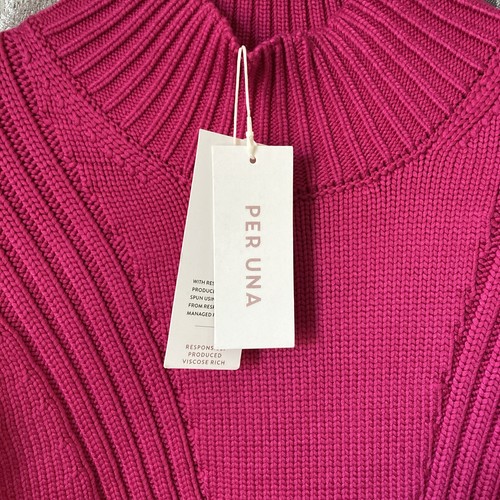 Marks & Spencer PER UNA Ladies Jumper Size Large Cerise - Picture 2 of 7