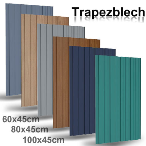12/36x Trapezblech Profilblech Dachblech Wellblech Dachpaneele Stahlblech Metall - Bild 1 von 34