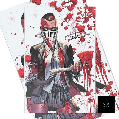 Book of Slaughter #1 SIGNED Tyler Kirkham with COA Exclusive Virgin SIKTC Comic