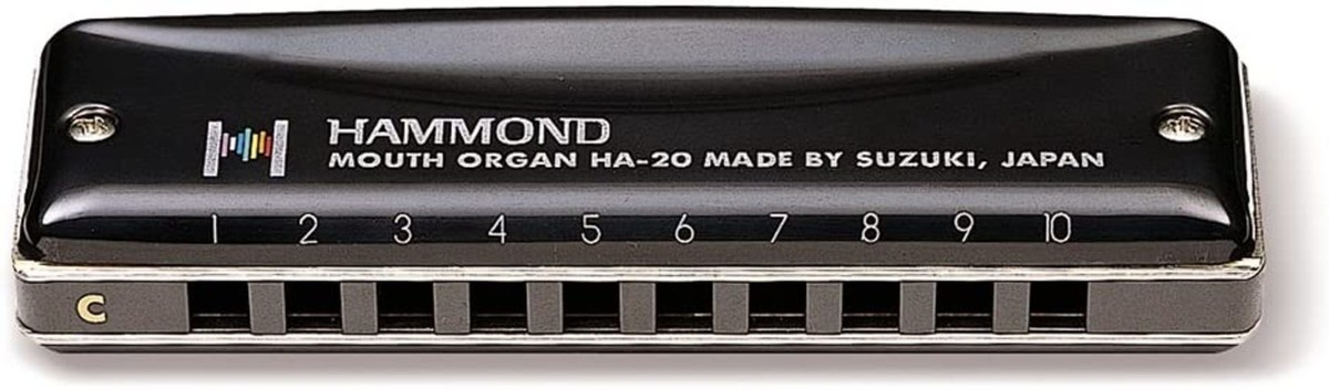 Hammond 10 Hole Harmonica HAMMOND HA-20 F♯ Tone Black | eBay