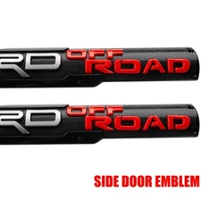 2PCS Door Fender Badge Off Road Emblem Left Right Side 3D Sticker Offroad Decal
