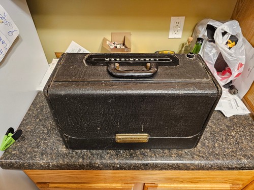 vintage 1954 1955 zenith l600 6l40 trans-oceanic portable tube radio - Picture 2 of 22