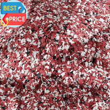 2.4 KG / 5.3 LB Decorative Epoxy Floor Flakes Paint Chips 5-8 Mm Blend Color Con