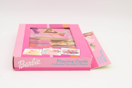 Mattel Bicycle Barbie Playing Cards With Collectors Tin 2 Complete Decks - Picture 4 of 6