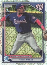 2024 Bowman Chrome Angel Feliz #BCP-198 MOJO