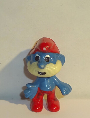 OBER SCHLUMPF *grau-blau* E. D. D. S. Schlümpfe 1983 ORIGINAL