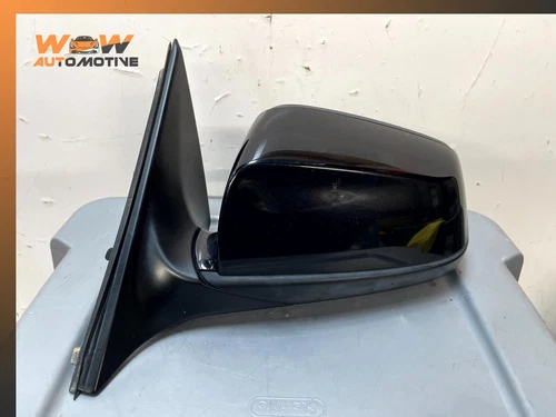 09-15 BMW F04 7 SERIES FRONT LEFT DRIVER SIDE EXTERIOR DOOR MIRROR BLACK OEM