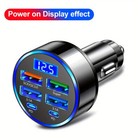Multi port 2PD 4USB car charger fast charging PD QC3.0 USB C car phone charger C