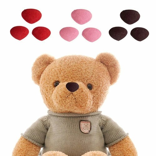 Black Brown Safety Nose Teddy Bear Nose Flocking Nose Dolls Nose Triangle Noses