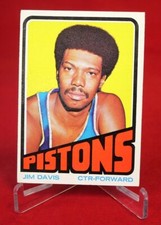 Jim Davis Topps NBA Basketball Card 1972-73 #51 Near Mint 