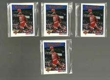 1991 Hoops Slam Dunk Set 6 MICHAEL JORDAN #IV Rack Packs Inserts