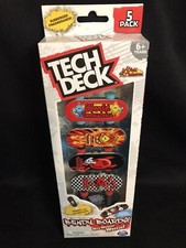 Tech Deck Bendy Boards 5 Pack Working Wheels Rubberized Fingerboards Eraser