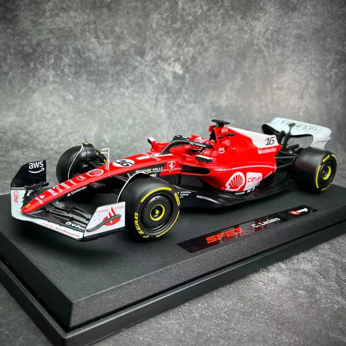 Bburago 1/18 Scuderia Ferrari F1 Model SF-23 Las Vegas GP