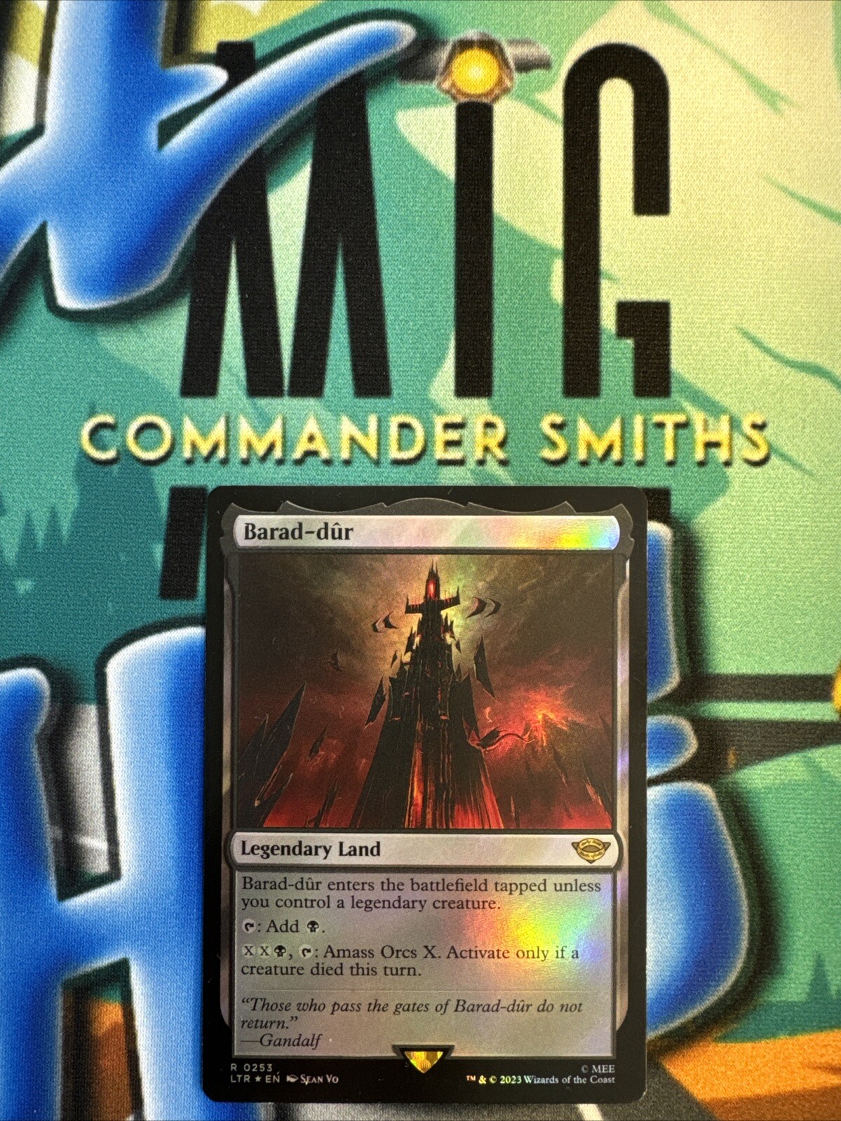 Barad-Dur ✨ FOIL ✨ MTG NM Near Mint LOTR Lord of the Rings (253) LTR