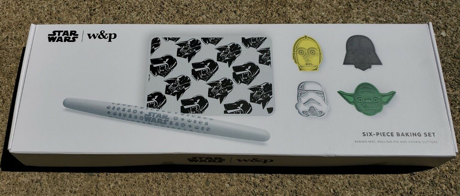 Star Wars • 6 In Memphis Mall stock Piece Baking Rolling Cookie Mat Pin Set