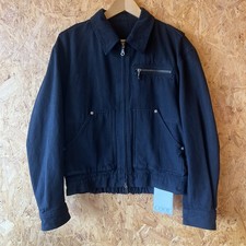 COOR Over-dyed Faded Work Jacket |Washed Black | Small | RRP �375.00 SSENSE