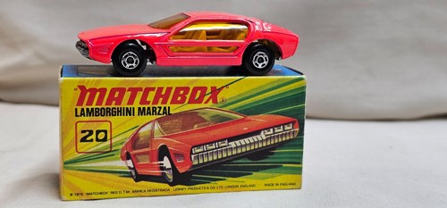 matchbox vintage 70er Jahre Modelle, No 20 Lamborghini Mizal, top Zustand.